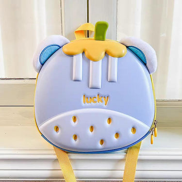 Fruit Shape 3D Shell Kids Picnic Backpack - Blue